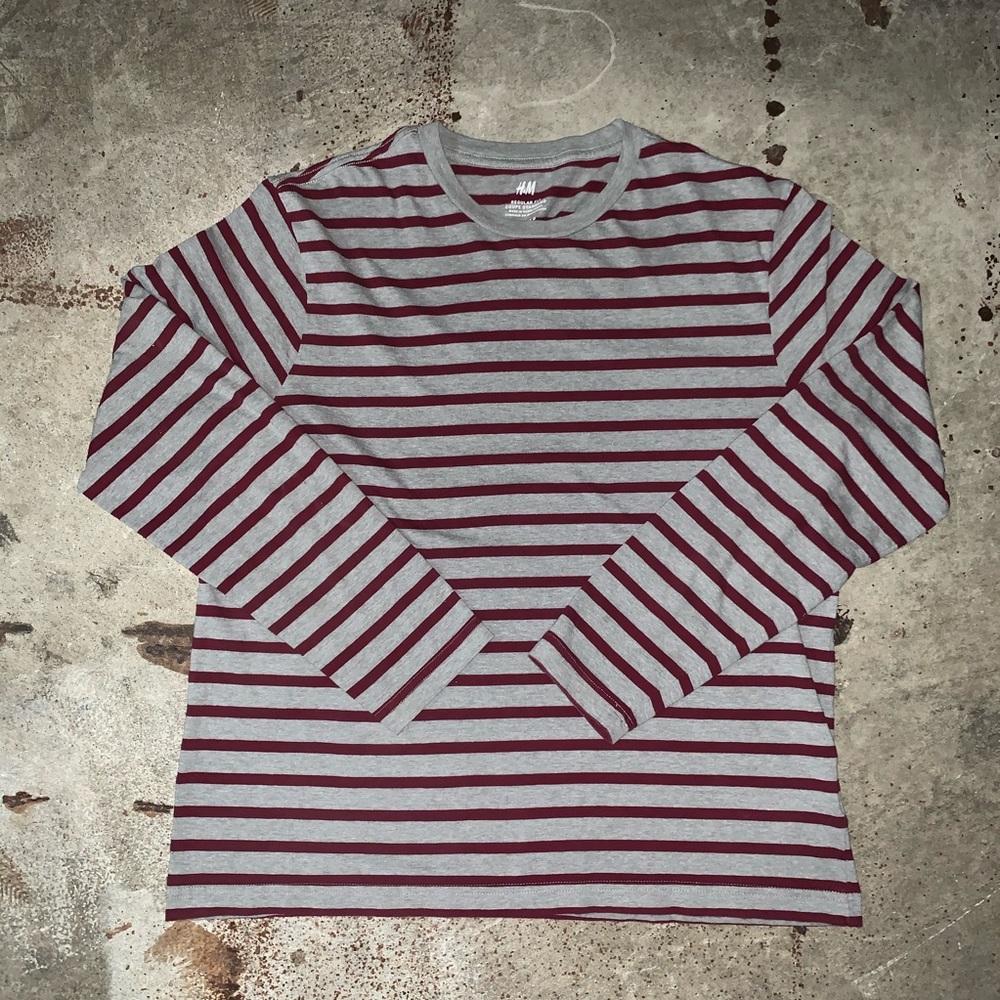 H&M striped long sleeve